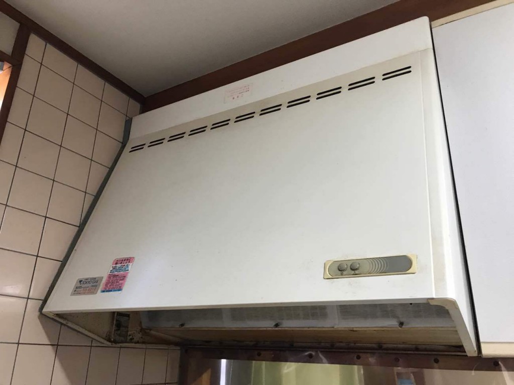 前橋市 M様邸 レンジフード交換工事