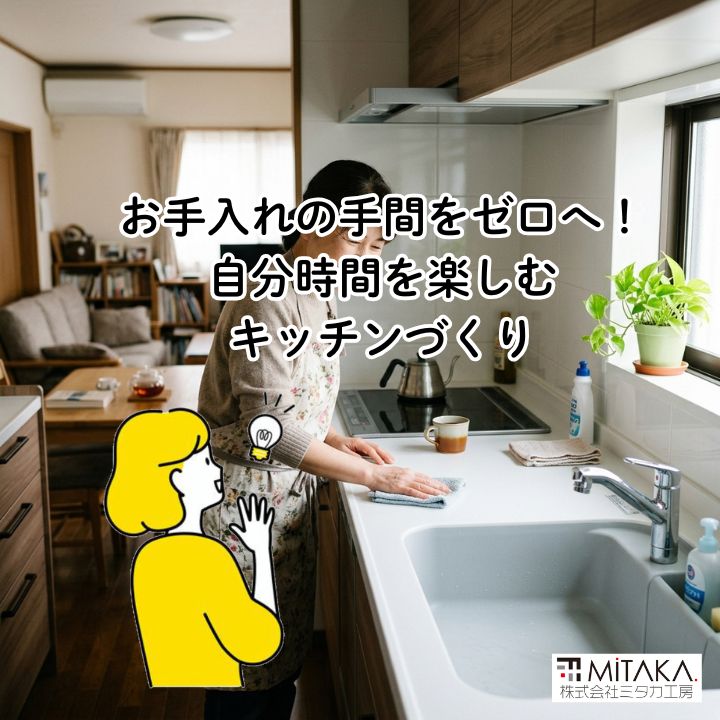 前橋市でキッチンリフォーム！お手入れ楽々で叶える豊かな時間